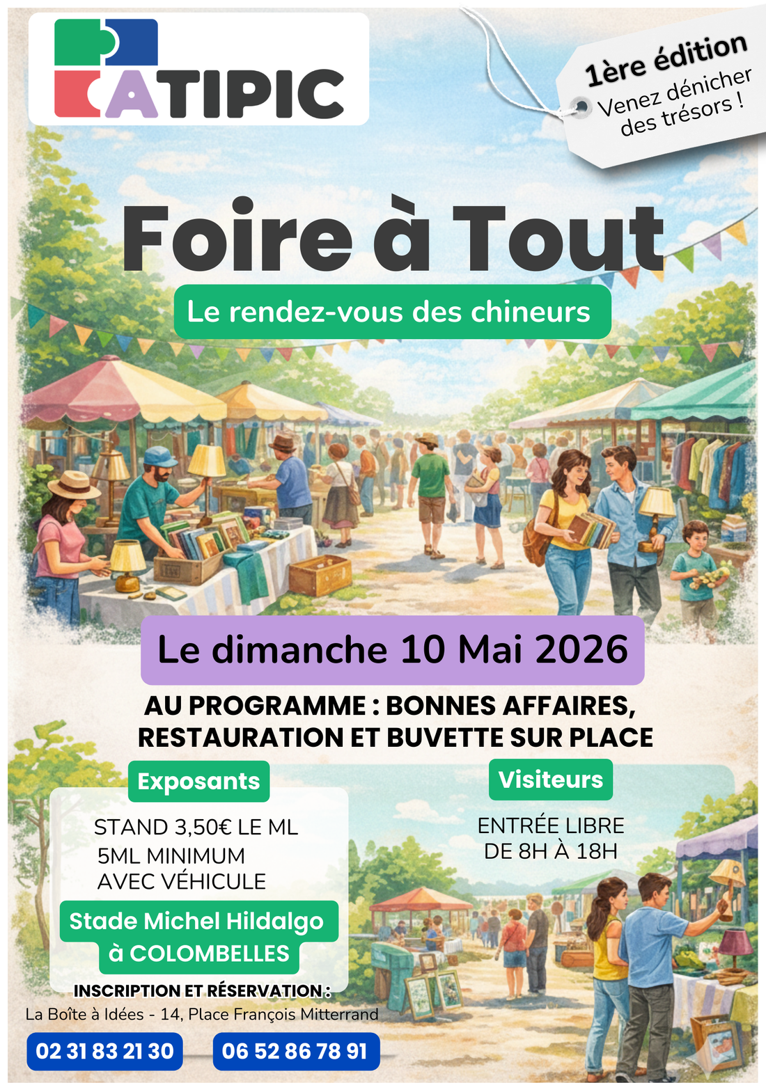 Foire à tout à Colombelles