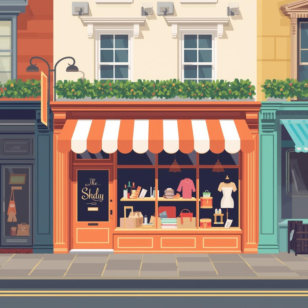 Une vitrine d'un magasin en illustration à Colombelles