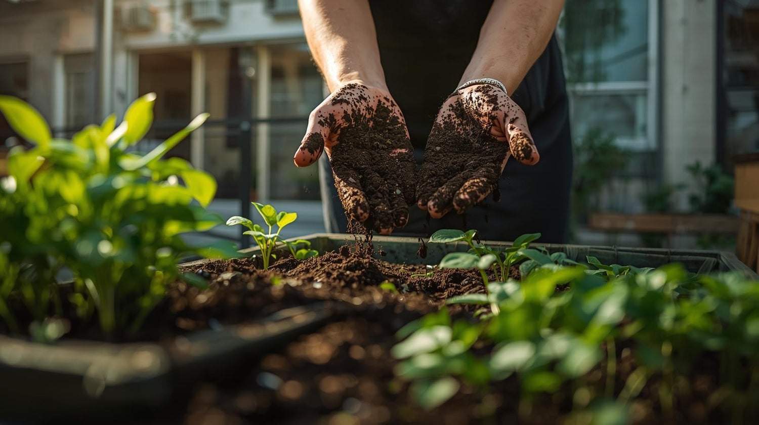 Travailler la terre et comprendre la gestion des déchets à travers le compost à Colombelles