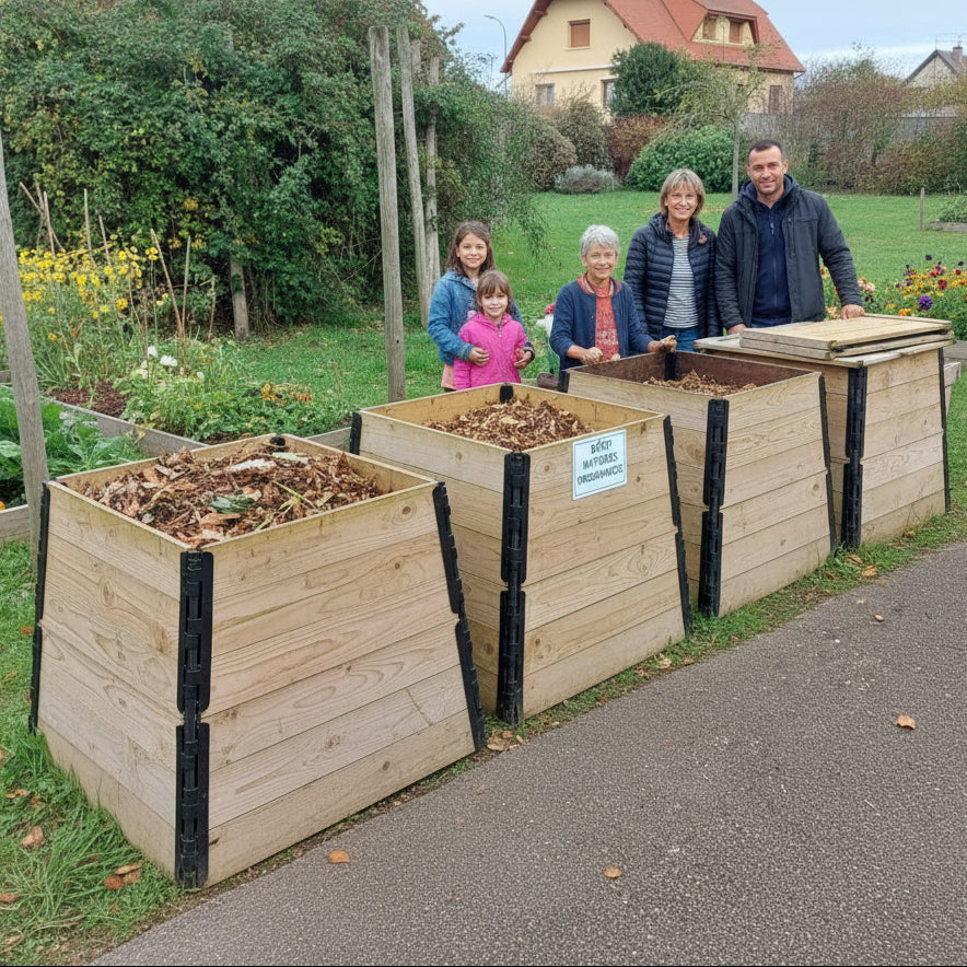 Animation compost en pied d'immeuble