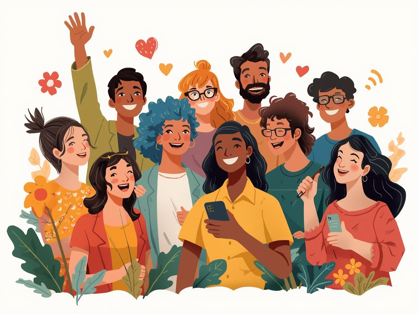 Illustration d'un groupe d'adhérent chez Atipic