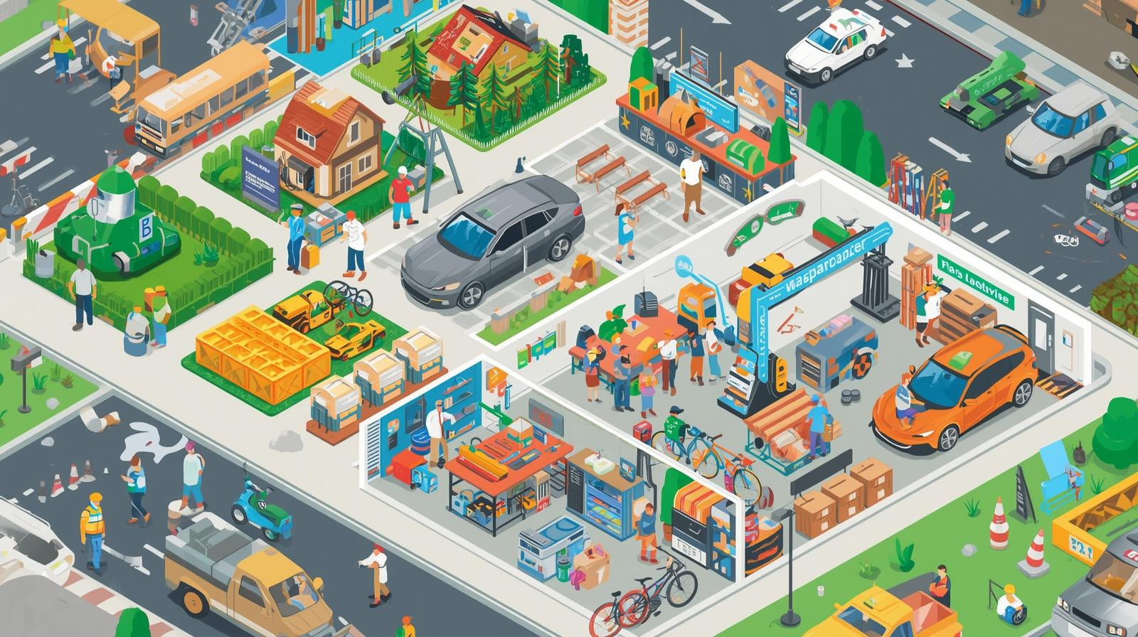 illustration pôle multiservices en intervention locale