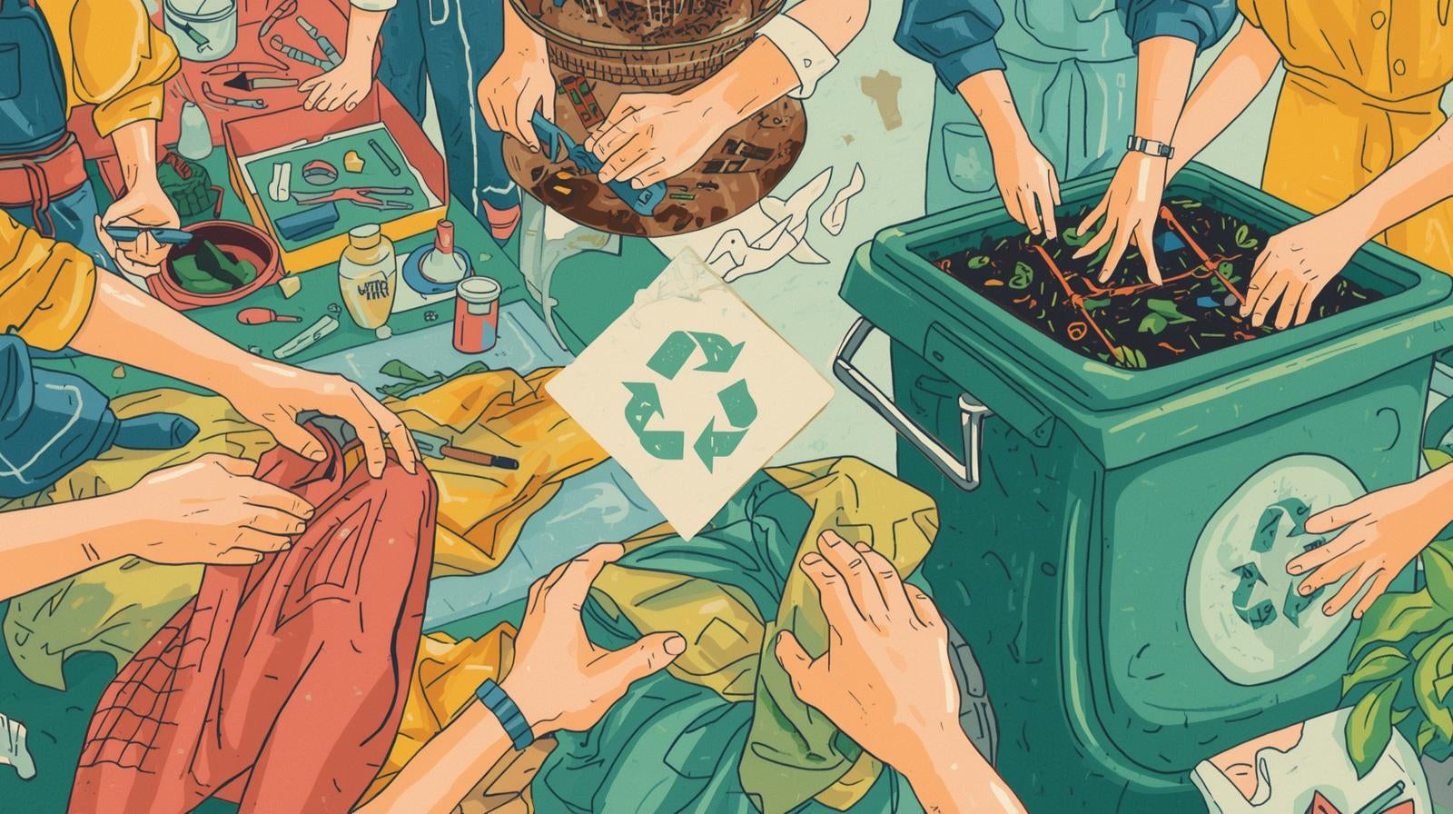 illustration de nos activités ESS à Colombelles